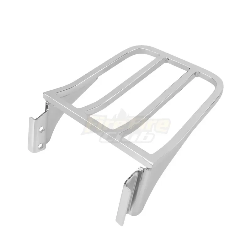 Chrome Motorcycle Luggage Rear Carrier Luggage Rack For Harley Sportster XL 04-17 Dyna 06-17 Softail 84-05 FLST FLSTC 06-17