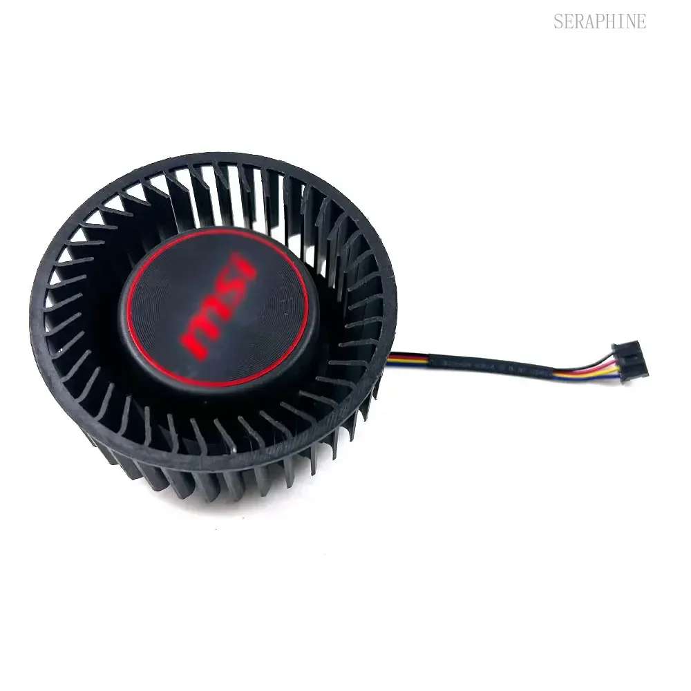 Replacement of graphics card fan 75MM 4PIN for RX VEGA56 VEGA64 GPU Fan Cooler for AMD MSI Radeon RX VEGA 64 56 SILVER Graphics