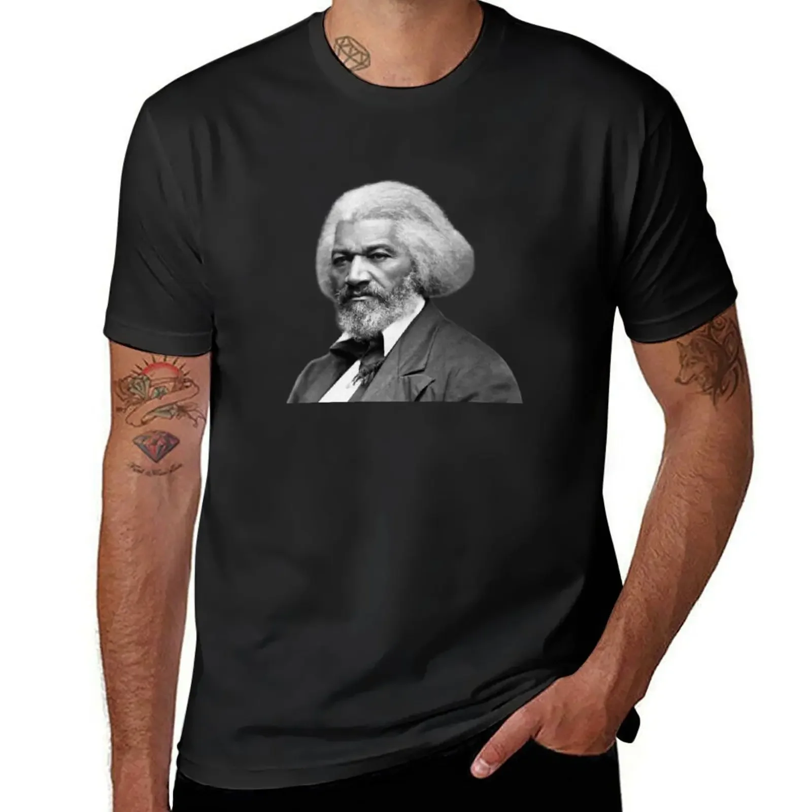 Frederick Douglass T-Shirt quick drying graphics mens funny t shirts