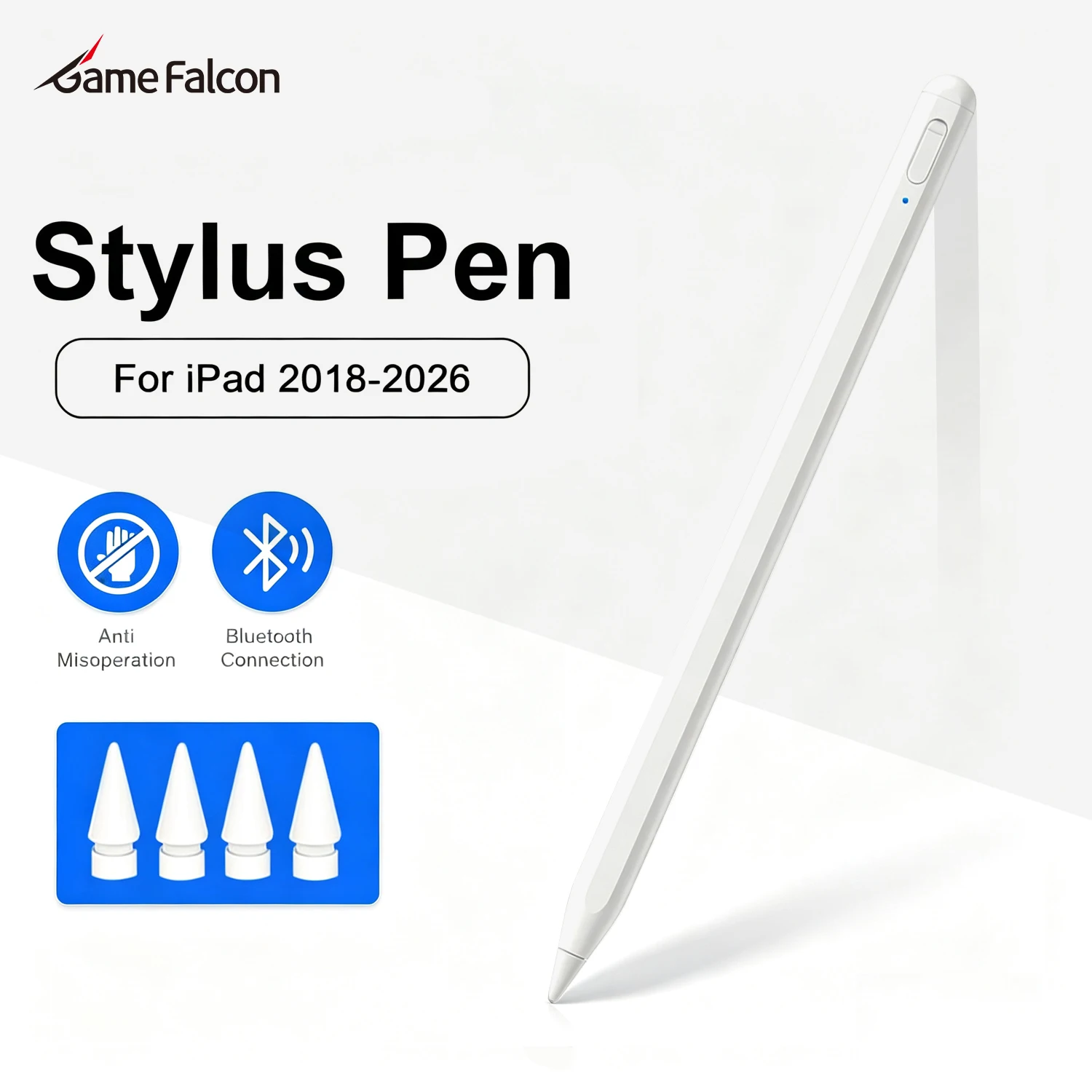 Bluetooth Stylus Pen For Apple Pencil For iPad A16 Air 11 M4 M3 M2 5 10 9 10th 9th Generation Pro 13 12.9 M5 Mini 7 6 Touch Pens
