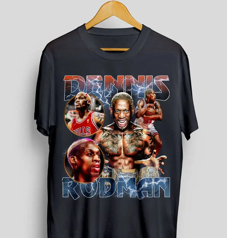 Camiseta Dennis Rodman Camiseta retrocesso |   Camiseta, Camisa, Vintage - UNISEX