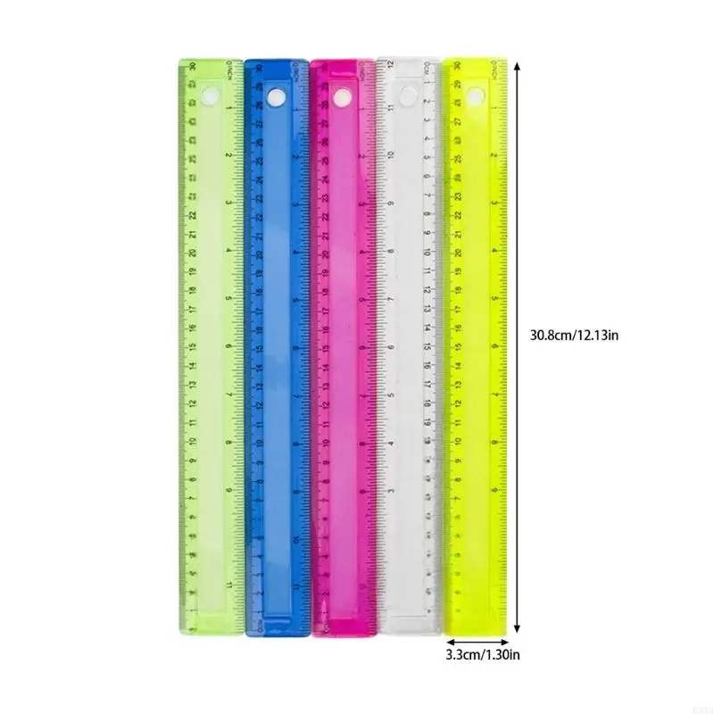 F3MA Math Ruler Colorful Drawing Righlet con centimetri per il disegno