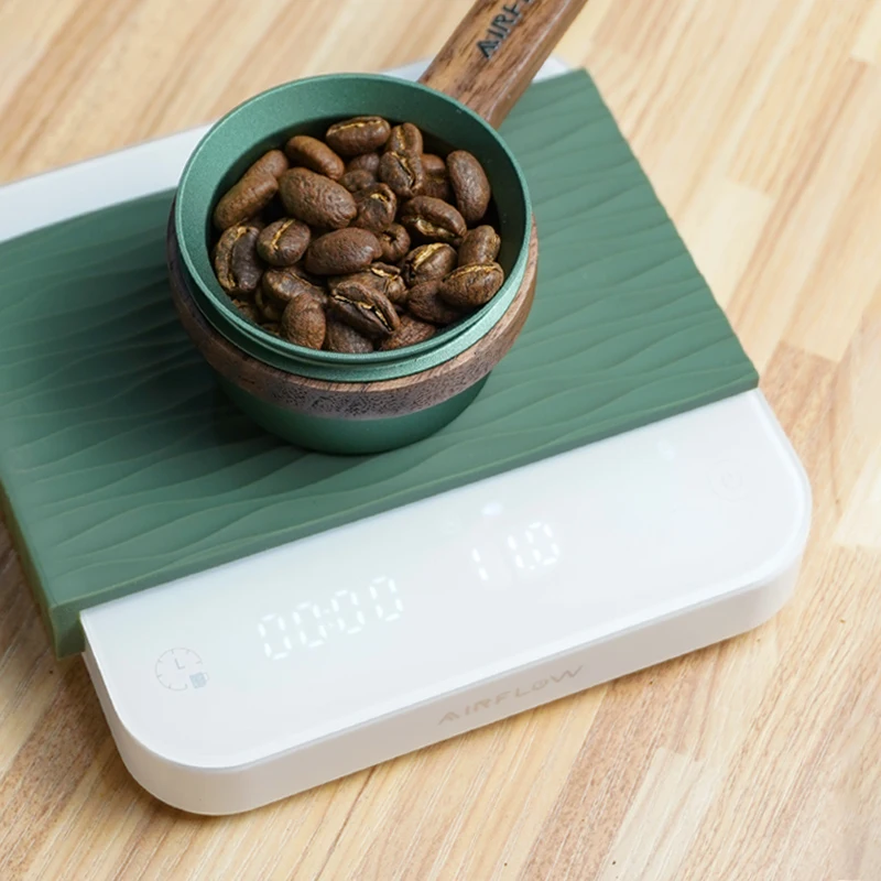 AIRFLOW Coffee Scale With Timer LED Screen Espresso USB 2kg Max.Weighing 0.1g High Precision Measures In V/Oz/ml/g Scale Kitchen