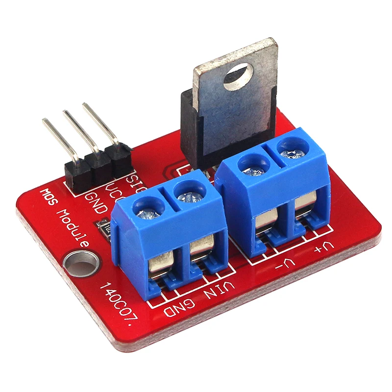 0-24V Top Mosfet Button IRF520 MOS Driver Module For Arduino MCU ARM Raspberry pi