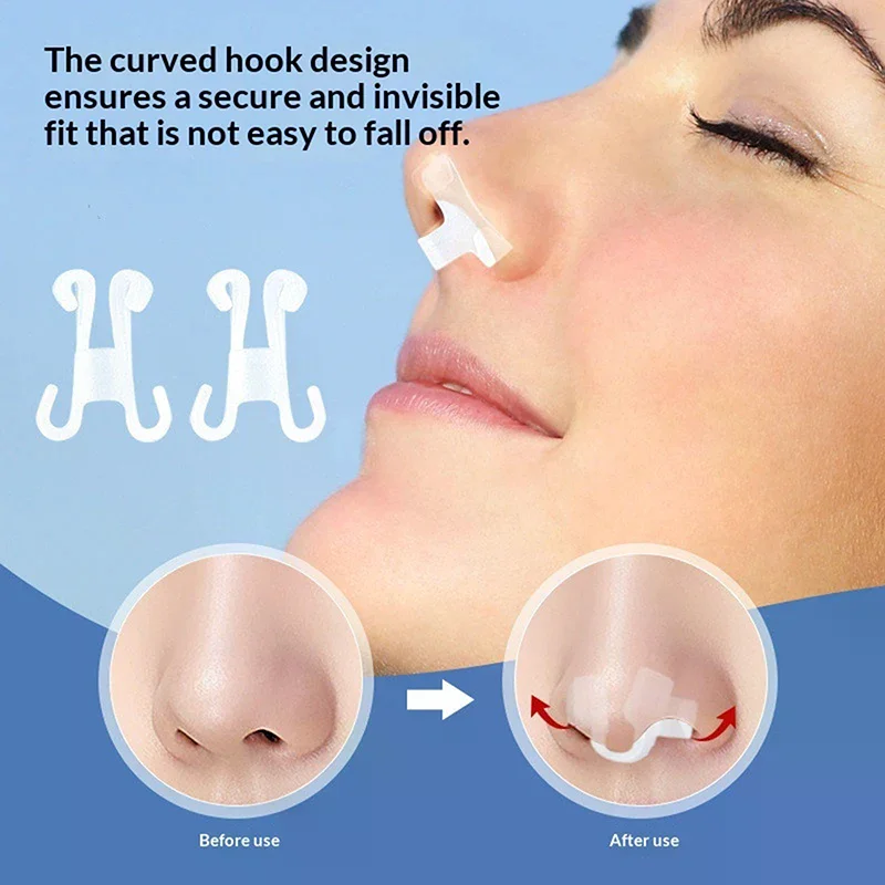 Dilator Nasal Silicone Nose Clip Anti Snoring Easy Breath Preventing Snoring Help Breathe Snoring Devices Improve Sleeping Nose