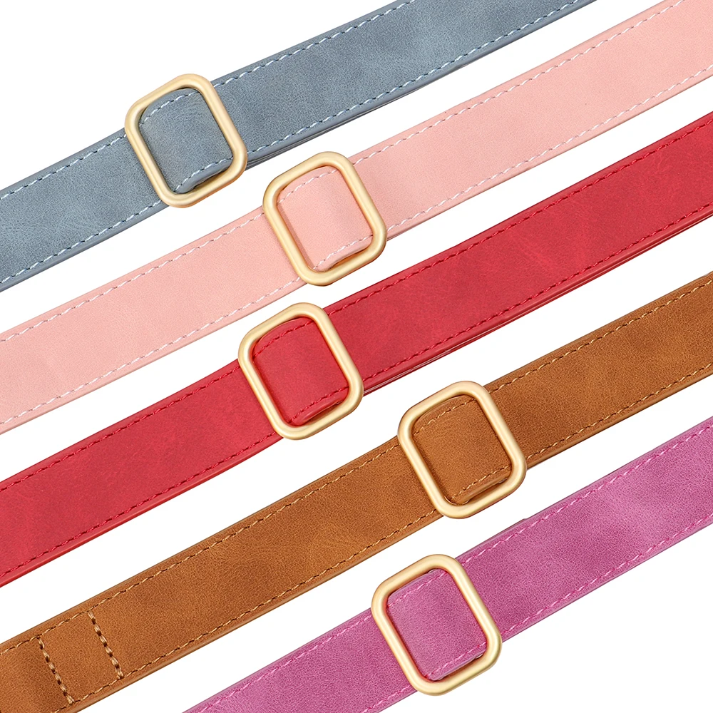 Personalisiertes Hundehalsband, PU-Leder, Hundehalsbänder, kostenlose individuelle Haustier-Halskette mit Metallschnalle für kleine, mittelgroße und große Hunde, Pitbull, Bulldogge – Detail 15