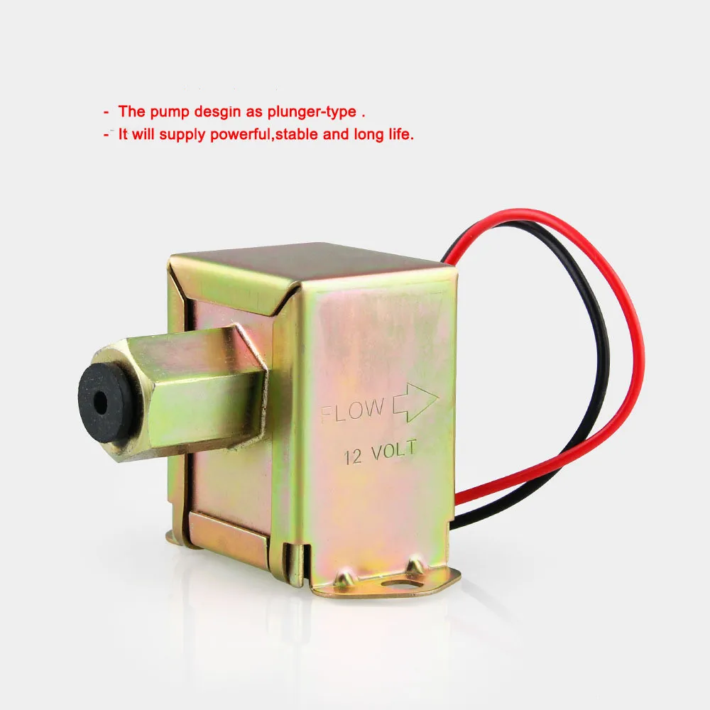 12V Volt 2.5-4PSI Universal Fuel Pump Electric Inline Low Pressure Gas Diesel 40104 - Image 5