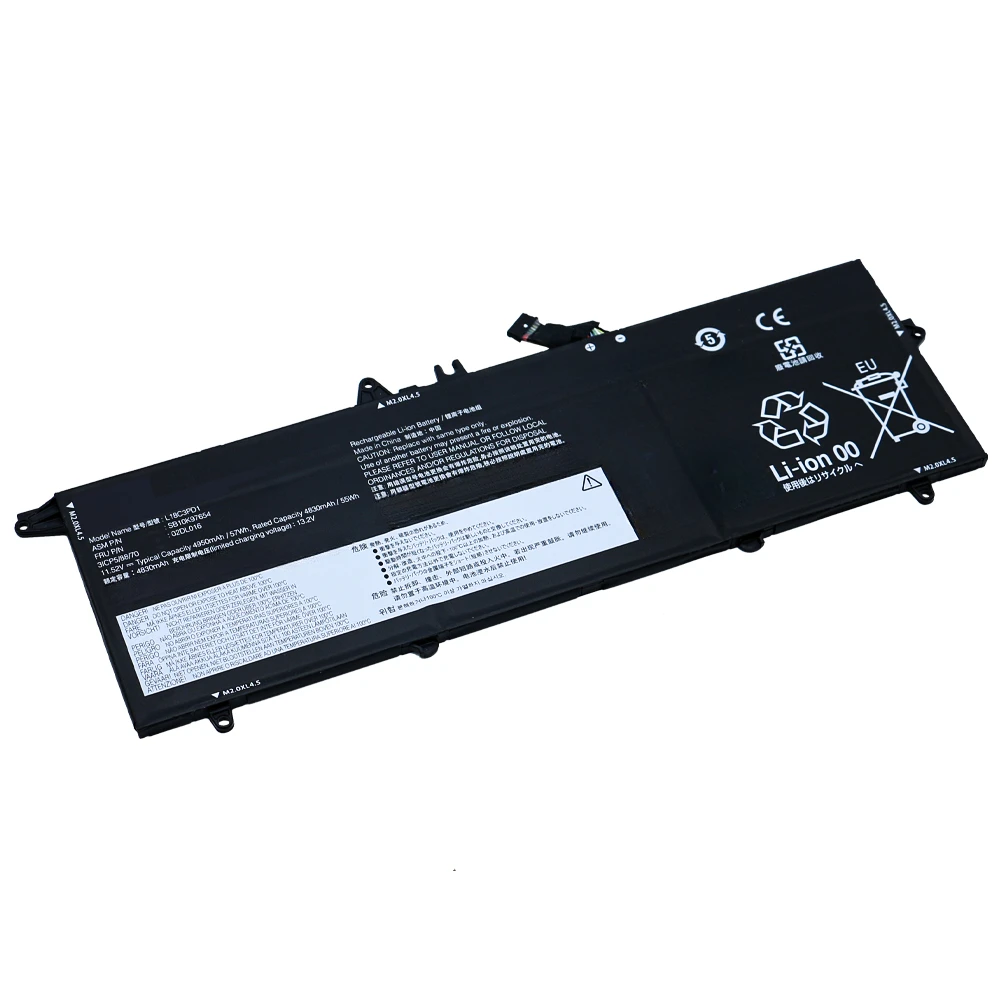 Imagem -04 - Bateria do Portátil Lenovo Thinkpad L18m3pd1 L18c3pd1 L18m3pd2 T14s T49s Série T495s L18l3pd1 L18c3pd2 02dl014 5b10w13909 Novo