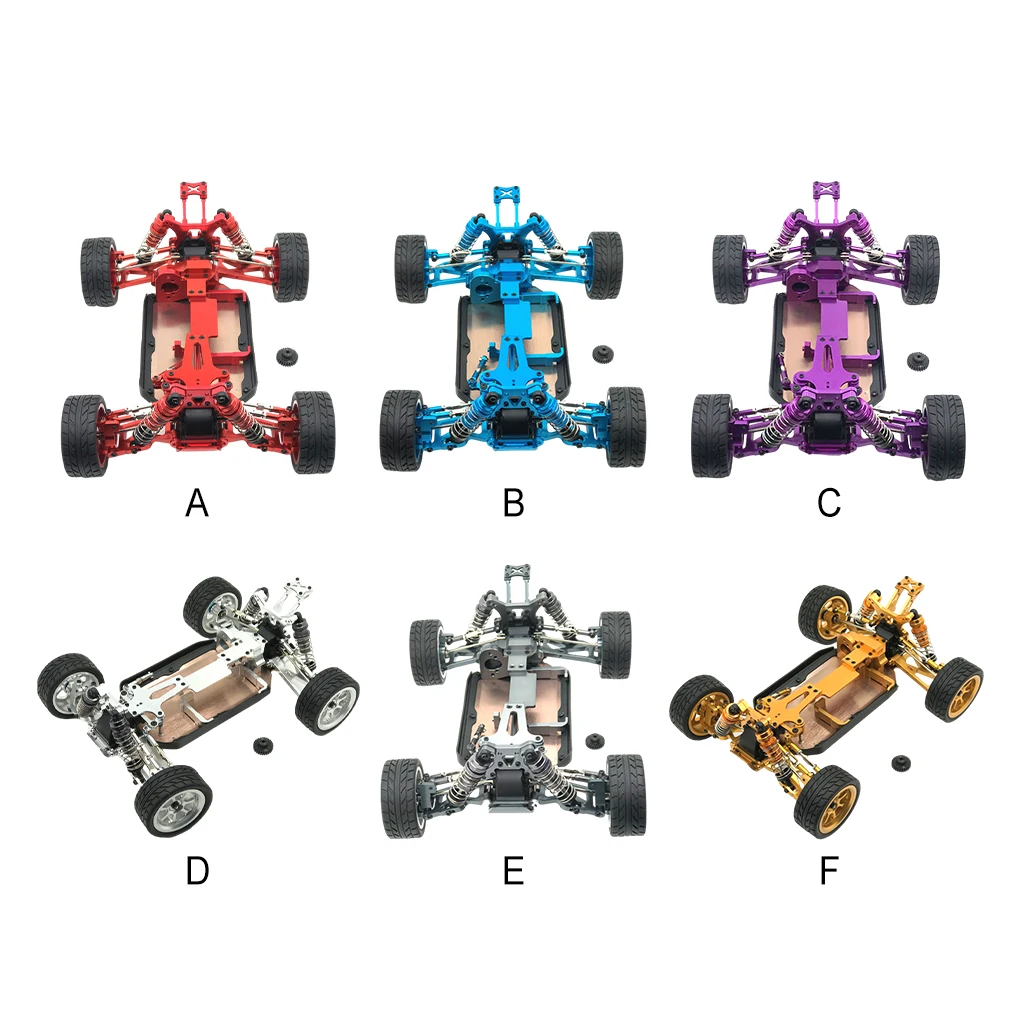 

RCGOFOLLOW Aluminum Alloy Precision Car Frame Strong Chassis Frame For 1/14 Rc Car Frame Wltoys 144001 RC Car Part