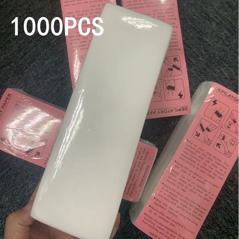 100/500/1000pcs Women Men Nonwoven Hair Removal Wax Paper Body Leg Arm Hair Removal Epilator Wax Strip Paper Roll High Quality