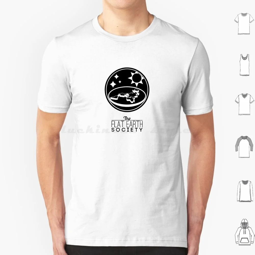 Best Selling-The Flat Earth Society T Shirt Cotton Men Women DIY Print The Flat Earth Society The Flat Earth Society The Flat