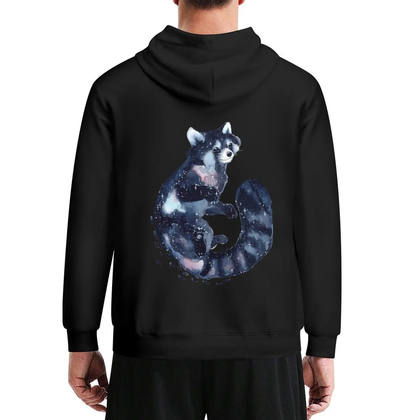 

Watercolor Galaxy Red Panda Hoodie men's coat men's sweat-shirt set fashion men men wear designer hoodies