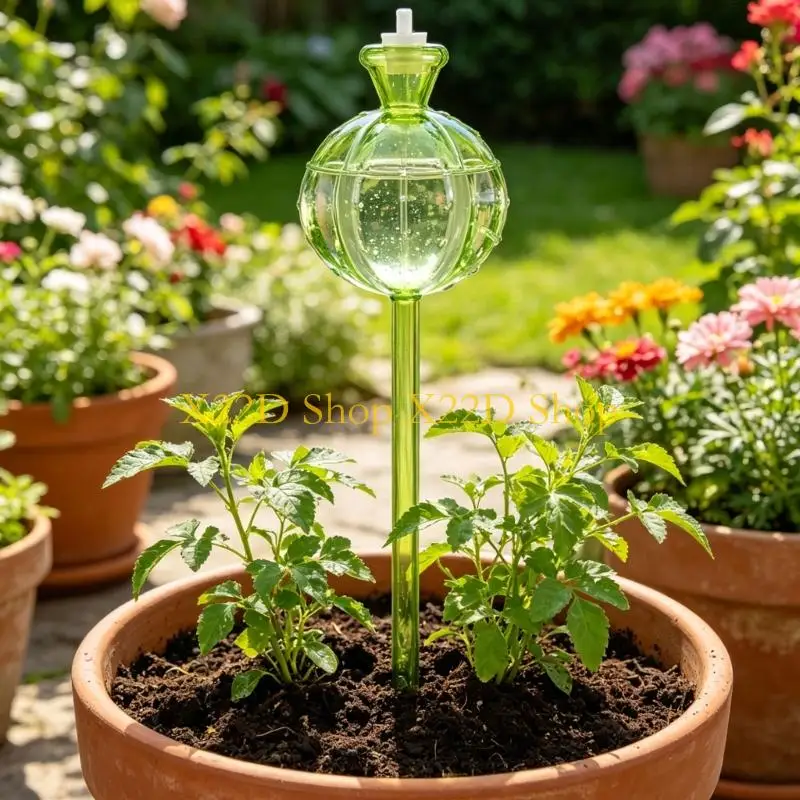 X22D Plant Watering Plant Automatic Water Bulb Flower Feeder Irrigation Device Auto Waterer Planter Insert Stake