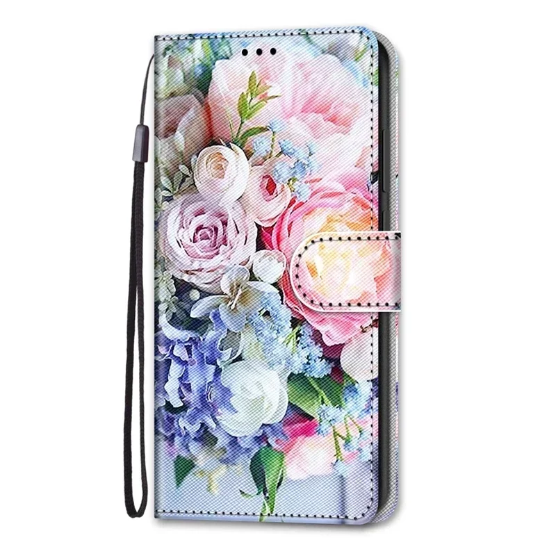 Wallet Book Stand Phone Case For Google Pixel 8 Pro Cover on for Google Pixle 8 7 6 Pro 7A 6A Etui Painted Pattern Magnetic Capa