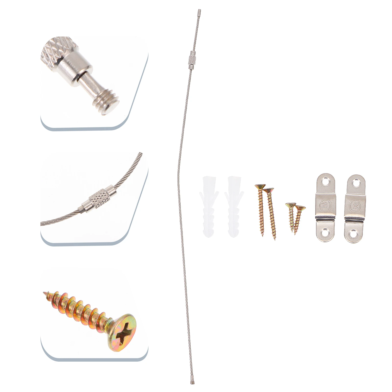 

5 set Furniture Anchors Heavy Duty Safety Straps Child Proofing Baby Home Use Anti-Tip Pet Cabinet Cupboard Desk Stand Secure