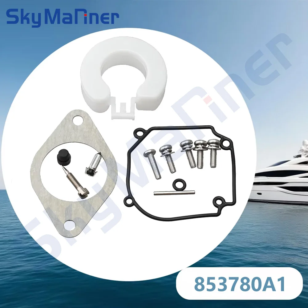 

Carburetor Repair Kit OEM:853780A1 Outboard Parts For Mercury-Mercruiser 25HP 30HP Motorcycle Carburetor Repair Accessories
