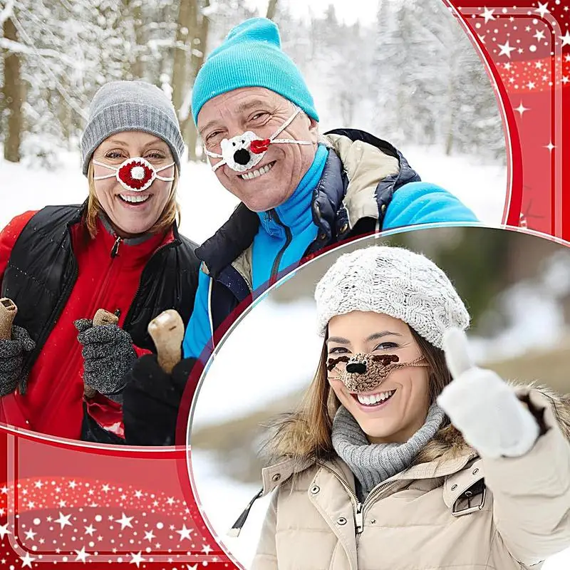 Nose Warmer For A Cold Nose Soft Crochet Winter Nose Warmer Knitted Nose Protector Sleeping Nose Warmer Comfort Nose Guard For - Image 5