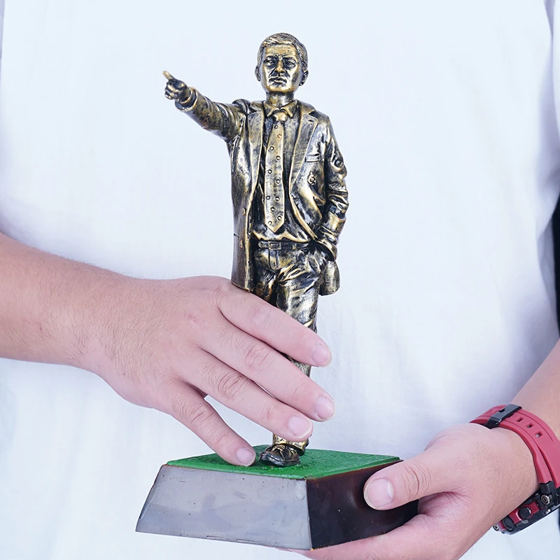 Football match trophy - Best Outstanding Instructor - Mourinho Master of Tactics Award Model Ornament