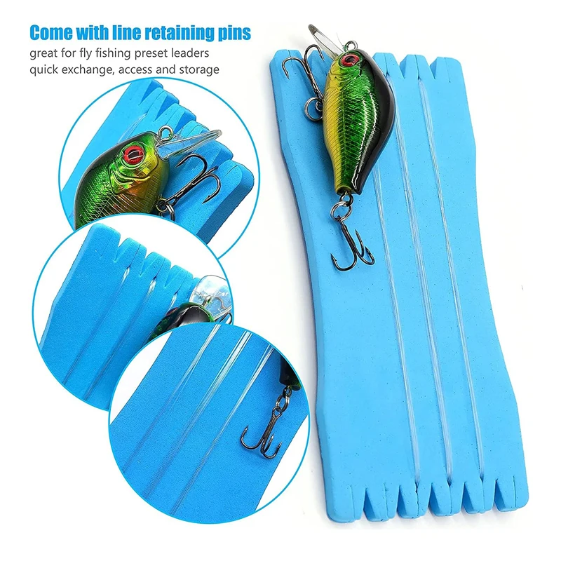 Angeln Führer Linie Haken Halter Schaum Bord Spule Winding Board Fisch Haken Lagerung Draht Wrap Halter Tackle-Tool Zubehör – Detail 12