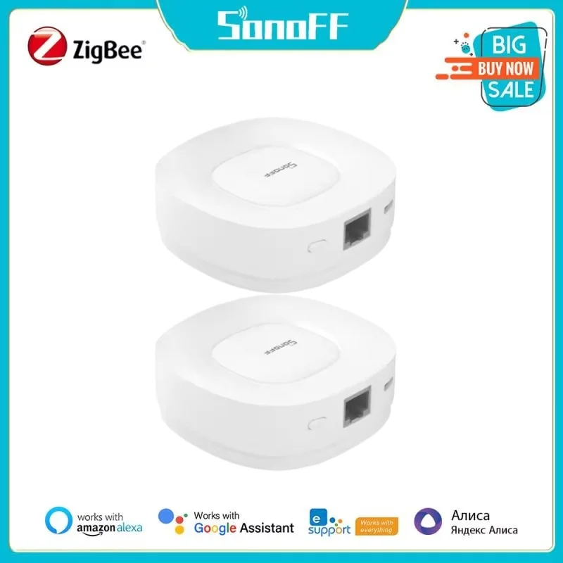 SONOFF ZBBridge-U Gateway Zigbee 3.0 Matter Bridge Ultra Security Ethernet Connection EWeLink Works With Alexa Google Home