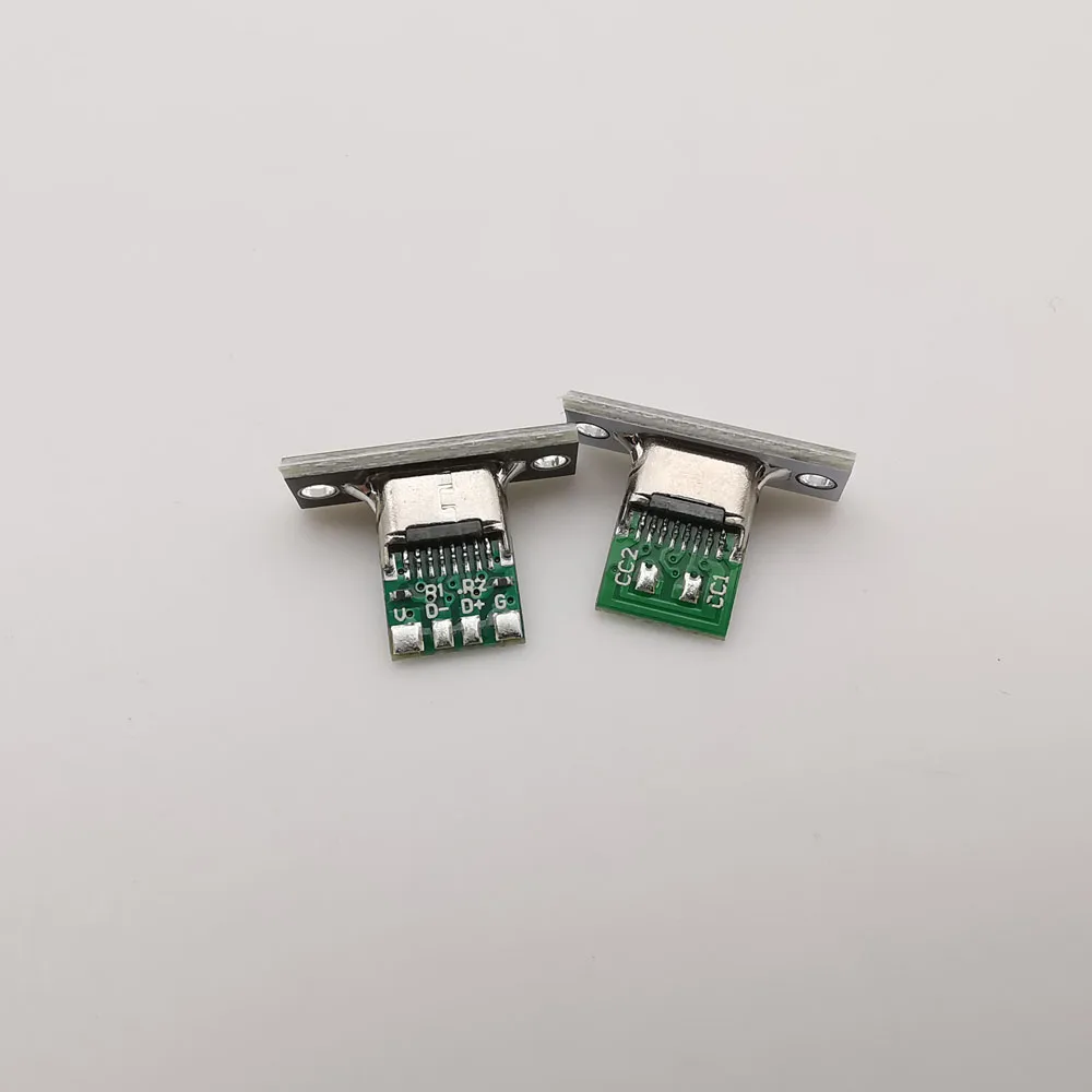 1 صندوق USB 3.1 نوع C المقبس 2Pin /4Pin /6Pin موصل سالب مع تحديد لوحة نوع-C USB جاك ميناء الشحن #4