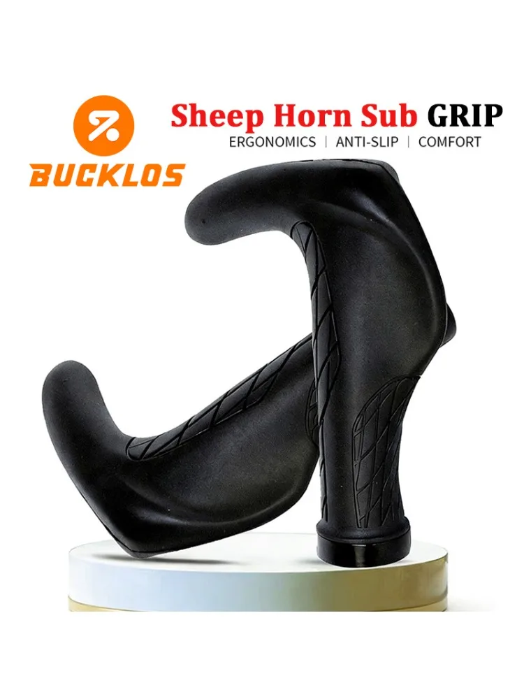 AliExpress BUCKLOS Bike Grip with Extended Bar Ergonomics Cycling Handle Cuff Non-slip Comfortable Bicycle Handlebar Grips Bike Accessories