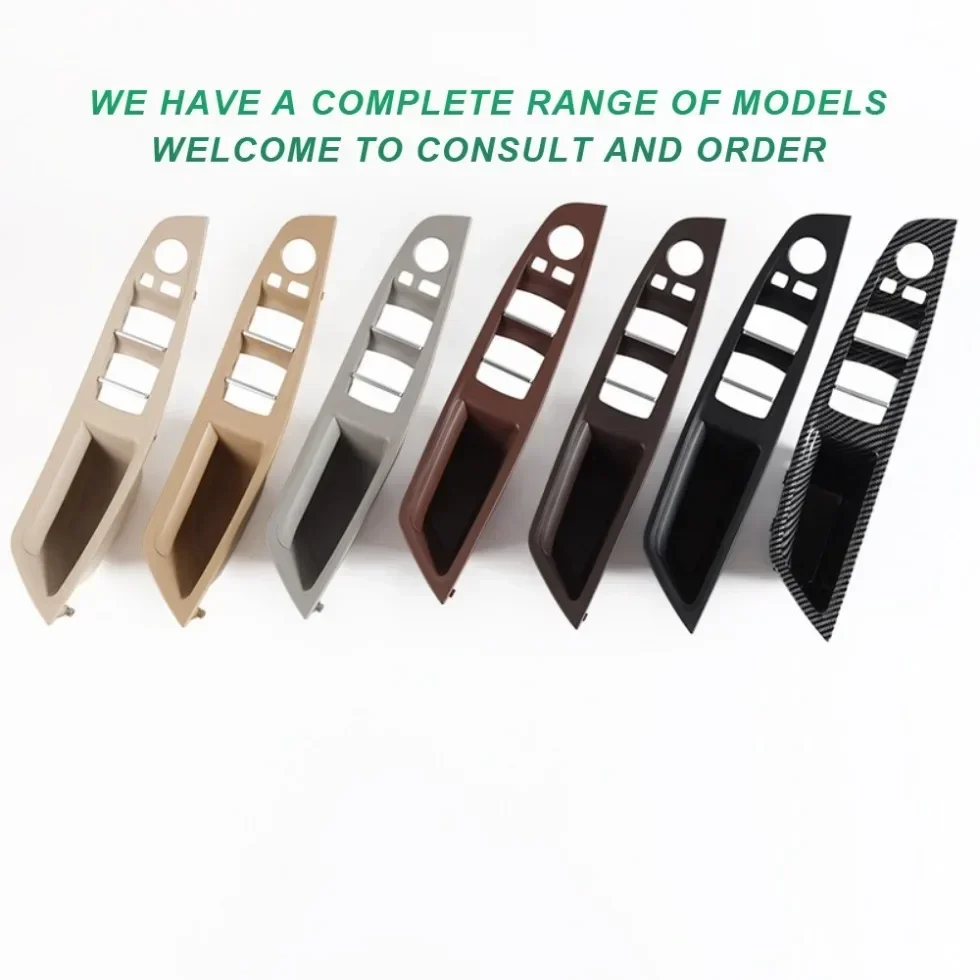 

Front Door Inner Handle Interior Door Panel Driver's Seat Switch Frame Storage Box Cover For BMW 5 Series F10 F11 F18 520 523