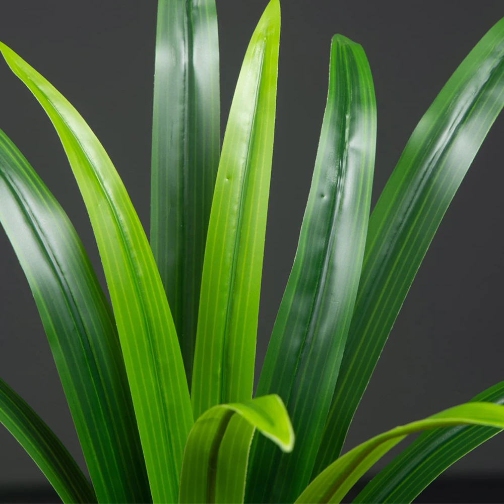 50–65 cm künstliche Magnolienpflanzen, tropischer Drache, Bart, Gras, gefälschte Orchideenblätter, grüne Schwertblätter für Zuhause, Büro, Party-Dekoration – Detail 6