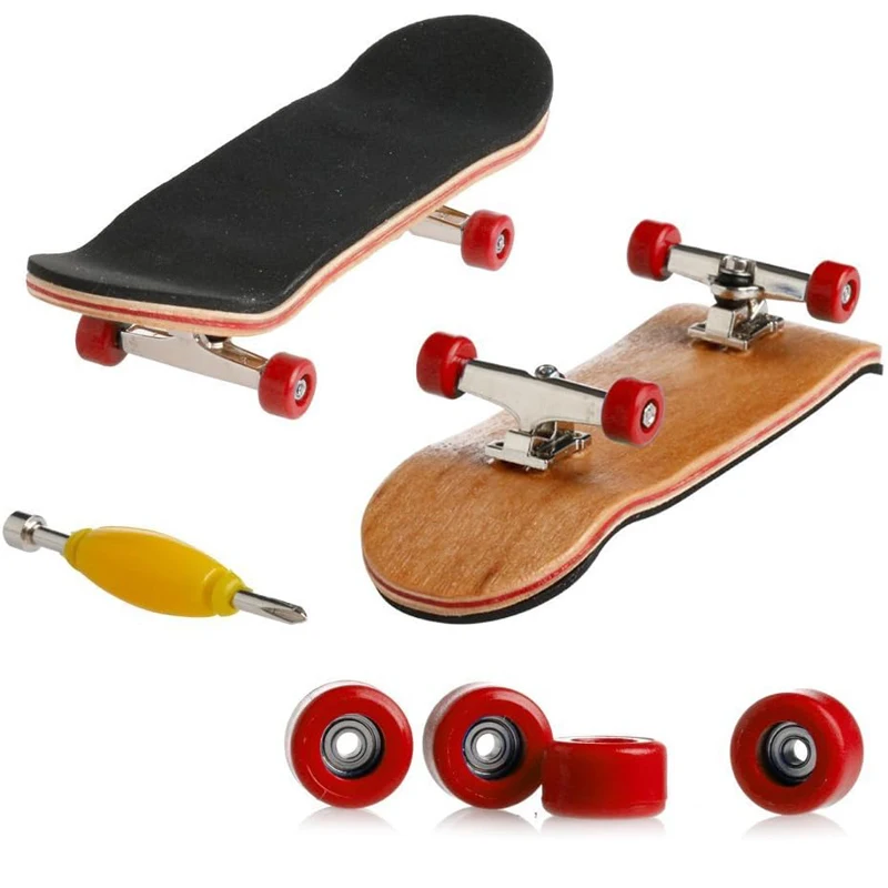 Professional Maple Wooden Finger Skateboard with Bearings Creative Fingertips Movement Novelty Gifts For Adults Kids Boys