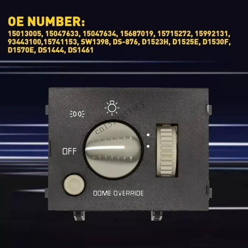

Automotive Instrument Panel Headlight&Fog Light Switch for 5047633 15047634 15715117 15013005 93443101 15992131 93443100