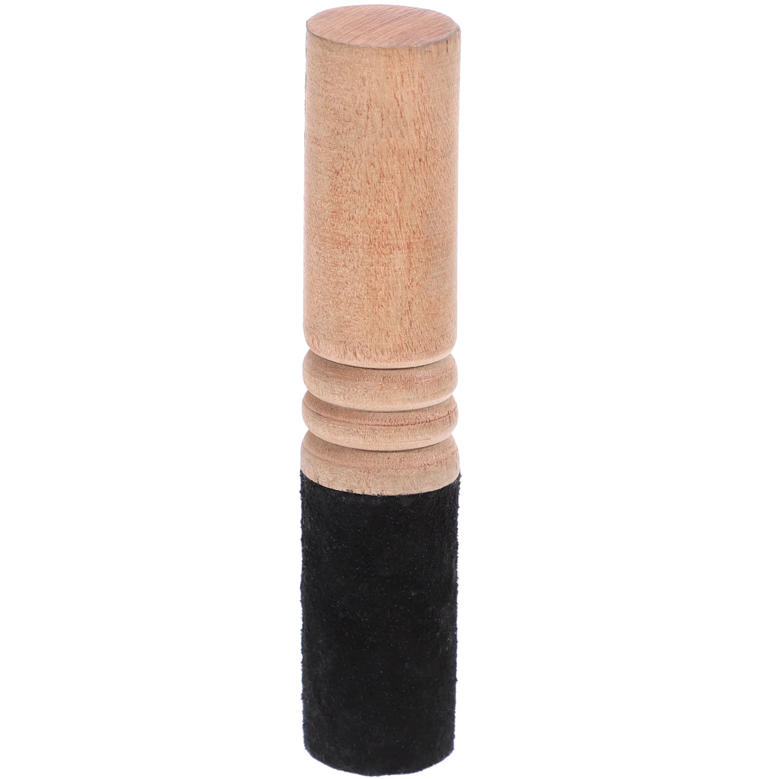 Vara de buda nepalês, malho de madeira embrulhado em pu para tigela de som, meditação, yoga, presente, malho de madeira, peças de tigela de som