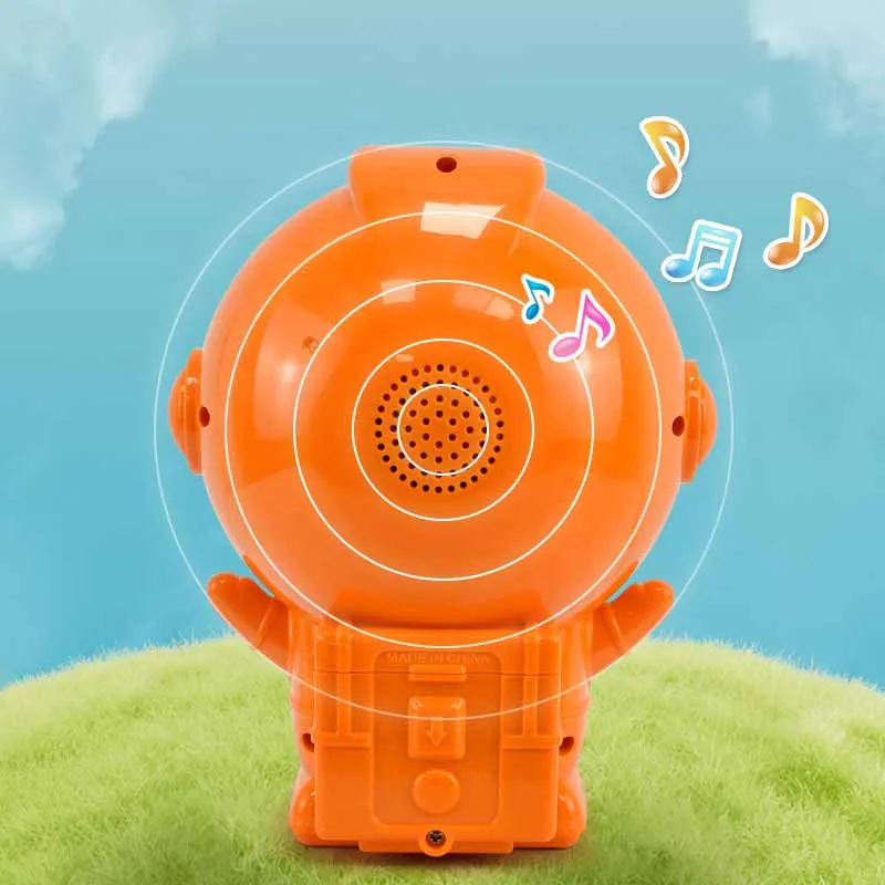 Jouets de budgétaire de robot spatial de charge USB, projection de l'heure du coucher, jouets électroluminescents, lumières, musique, nouveauté électrique, enfants, nouveau