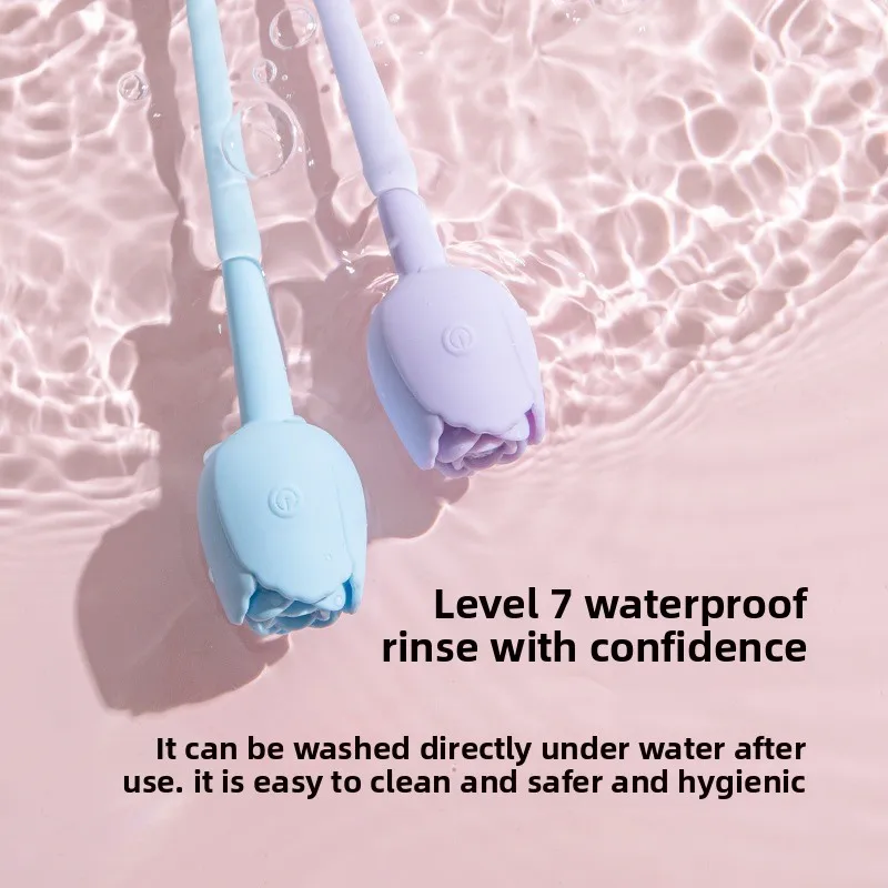 قلم إغاظة لعبة بيضة نانا الربيعية ، قضيب اهتزاز زهرة الورد ، جهاز تحفيز ذاتي للسيدات للزوجين ، ألعاب جنسية