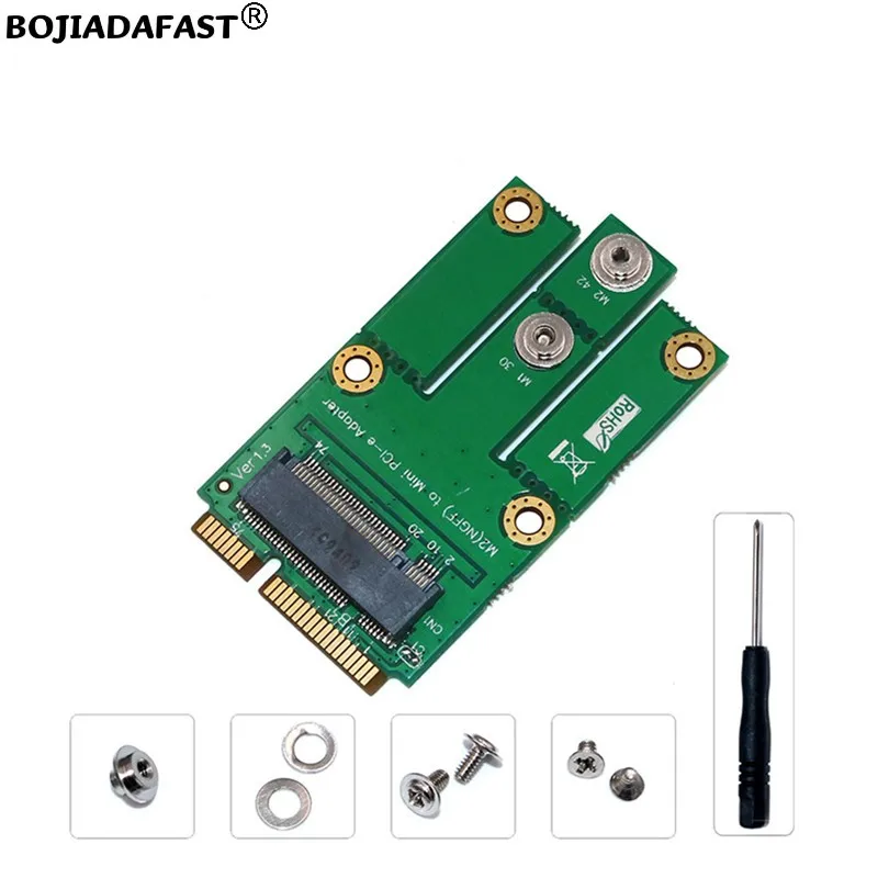 واجهة PCI-E MPCIe صغيرة إلى بطاقة مهايئ لاسلكي M.2 NGFF B-Key لوحدة WWAN 3G 4G LTE مودم GSM