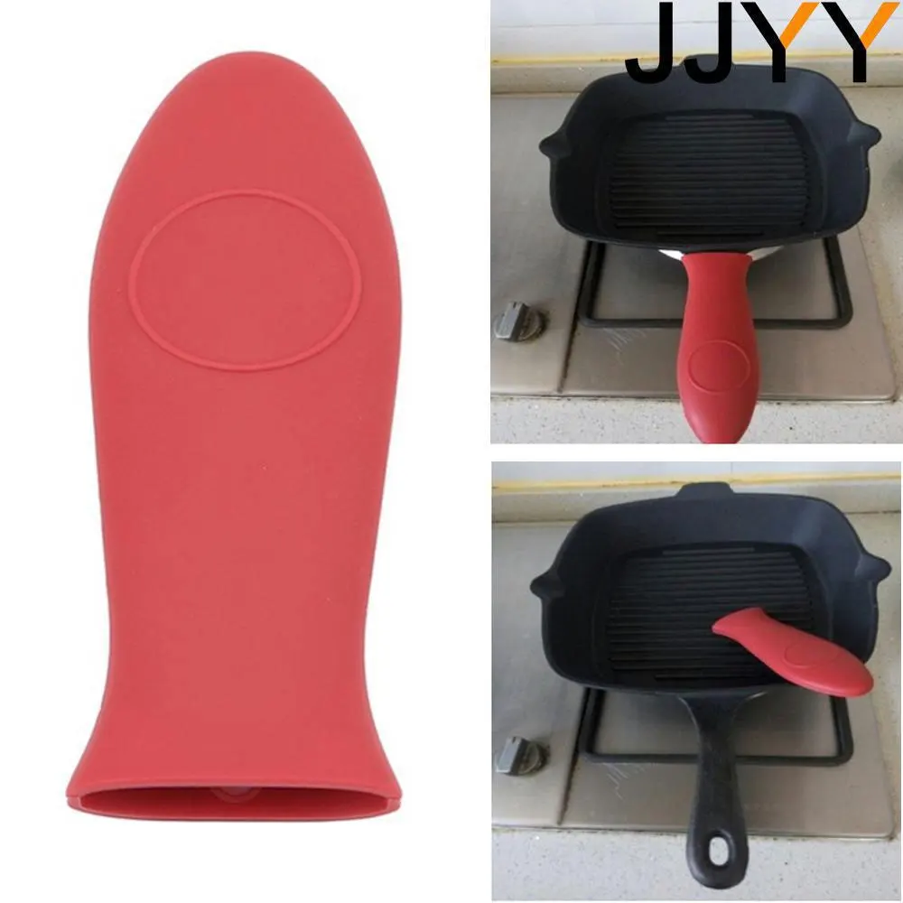 Non-Slip Silicone Hot Handle Holder Potholder Cast Iron Skillets Sleeve Grip Cover