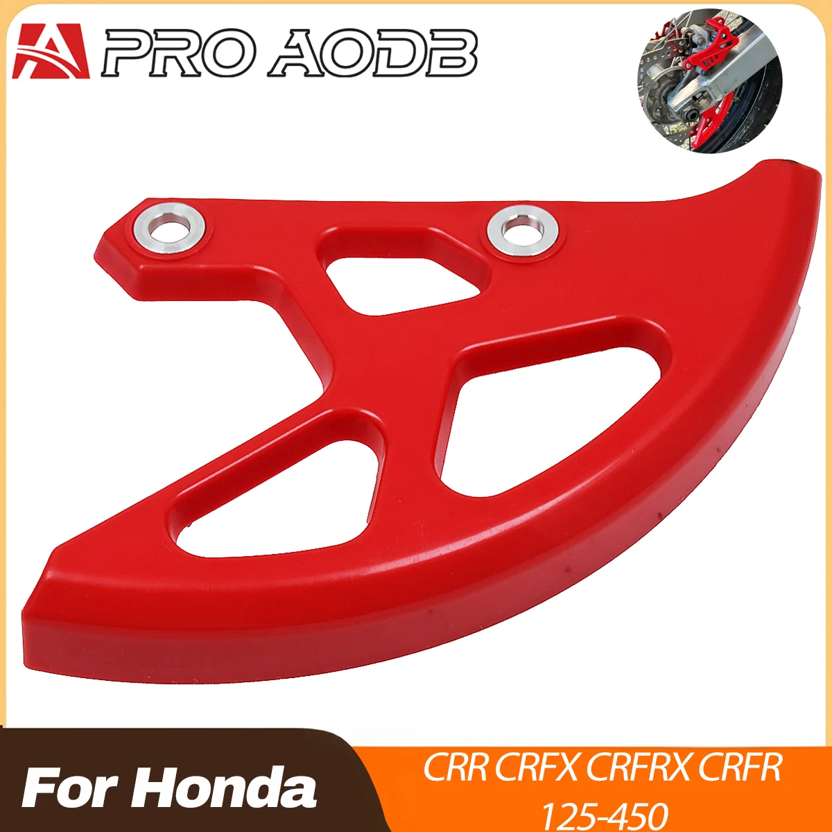 Rear Brake Caliper Guard Protector For Honda CR125 CRF250 450 250R 450R 250X 450X 250RX 450RX KAYO T4 T6 BSE Dirt Bike Parts