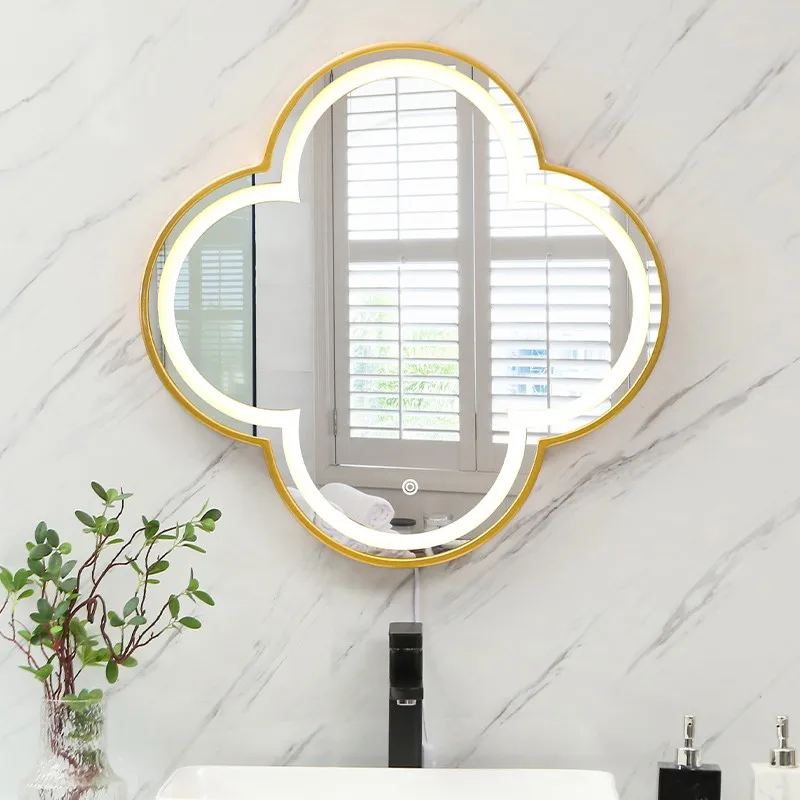 Barber Shop Decorative Mirrors Bathroom Makeup Decorative Mirrors Handicraft Espejo Pared Household Products BL50DM