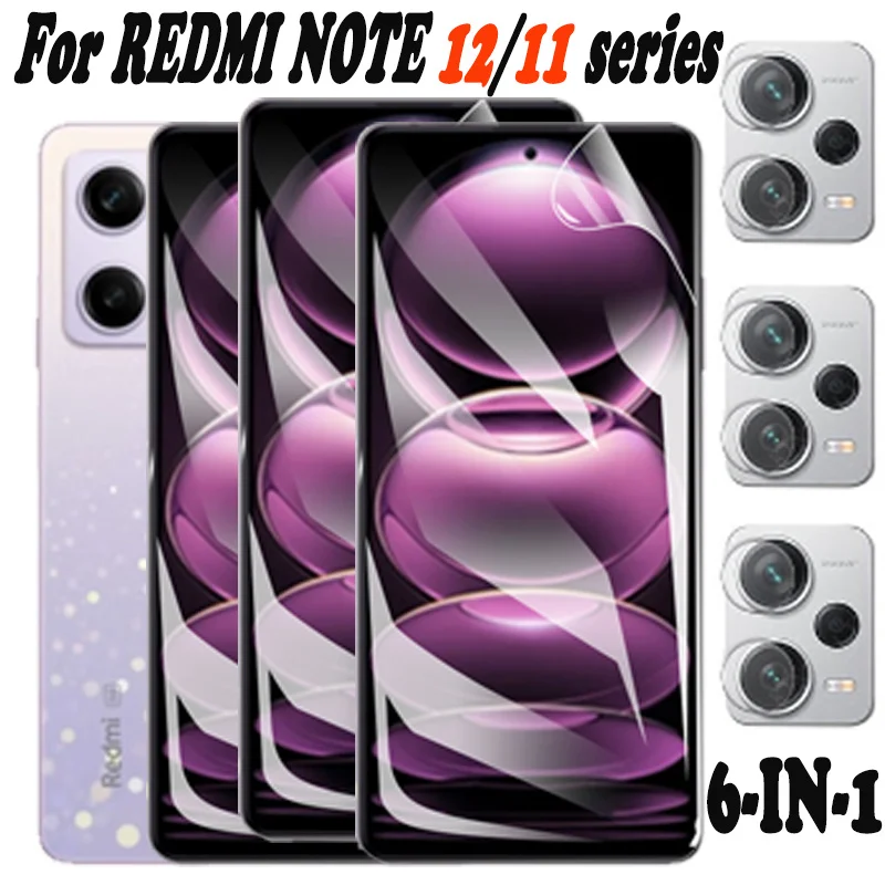 

redmi note 12 pro 4g Idrogel pellicola for xiaomi redmi note 12 pro 5g hydrogel film for redmi note 12 pro plus screen ptotector redmi note 11 hidrogel redmi note 11 pro back & front soft glass redmi-note-12s