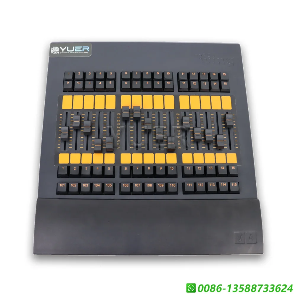 Consola de 2 M A Pc con Control de iluminación, ala Fader, DJ, Disco, luz de escenario, 512DMX, controlador para fiesta, Club, música, Bar,