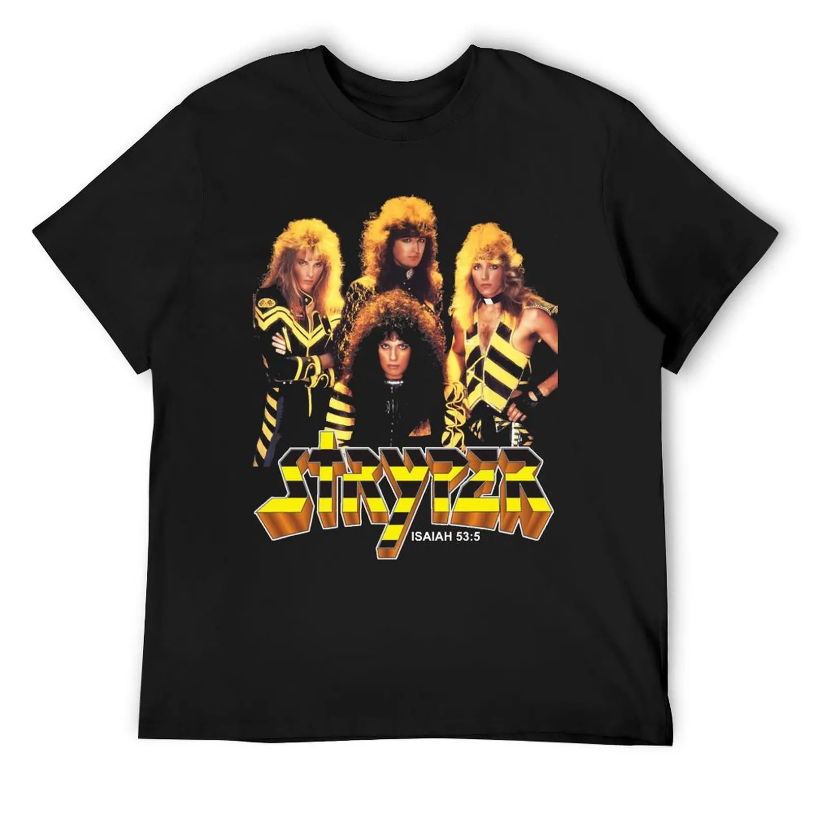 Stryper Christians Heavys Metals T-Shirt graphic shirts blacks cotton t shirt men