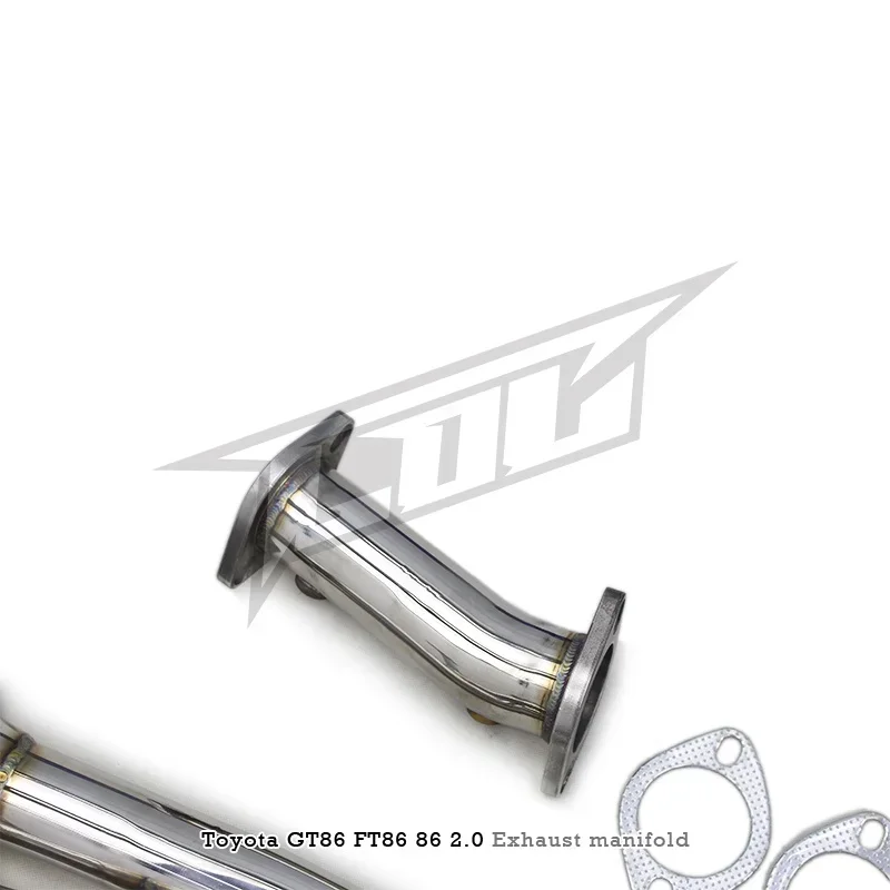 ส่วนแรกของท่อเหล็กกล้าไร้สนิมสำหรับ86/GT86/FT86 2.0 2014-2023ท่อร่วมไอเสีย Isometric fro