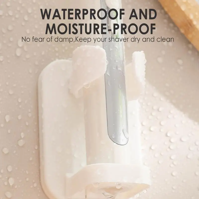 Rasoio per doccia rasoio senza foratura gancio da parete Organizer appendiabiti bagno doccia rasoio organizzazione Must-have per piastrelle