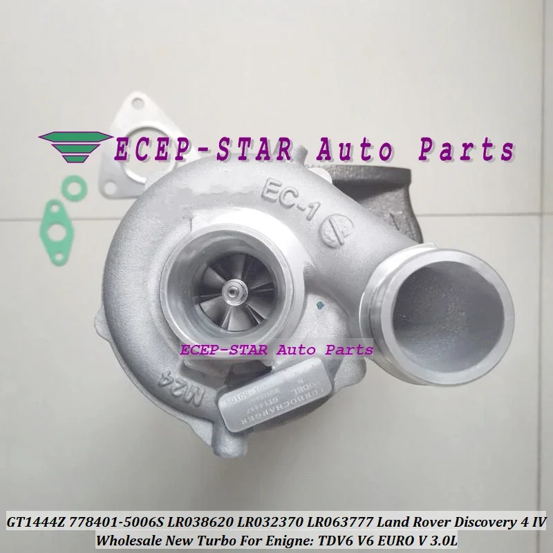 With Actuator Turbo GT1444Z 778401 778401-5006S LR038620 LR063777 LR032370 For Land Rover Discovery 4 IV TDV6 V6 EURO V 3.0L