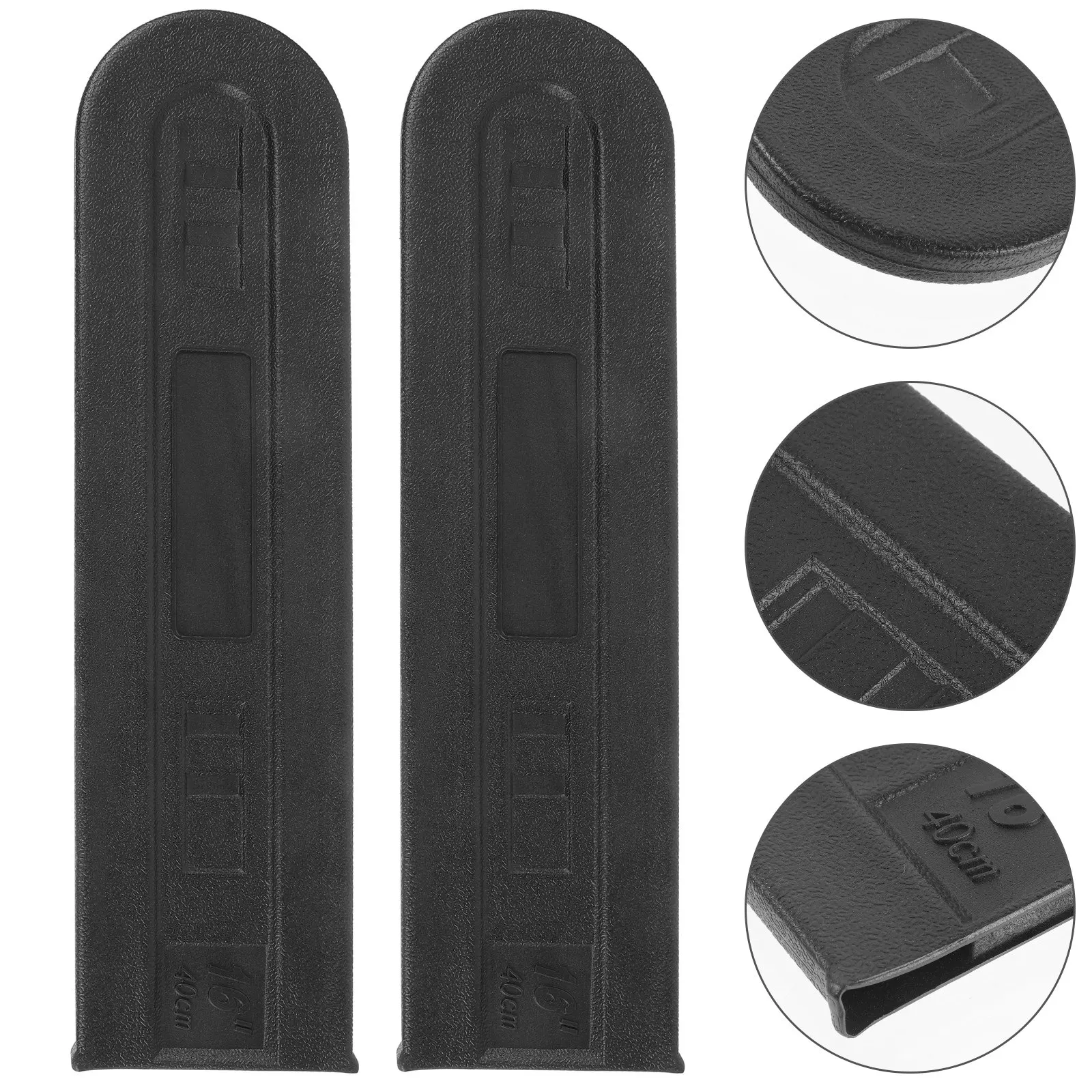 

2Pcs Chainsaw Protective Cover Universal Fit for Guide Plate Easy Carry Chainsaw Bar Storage Sleeve Scratch Resistant Safety