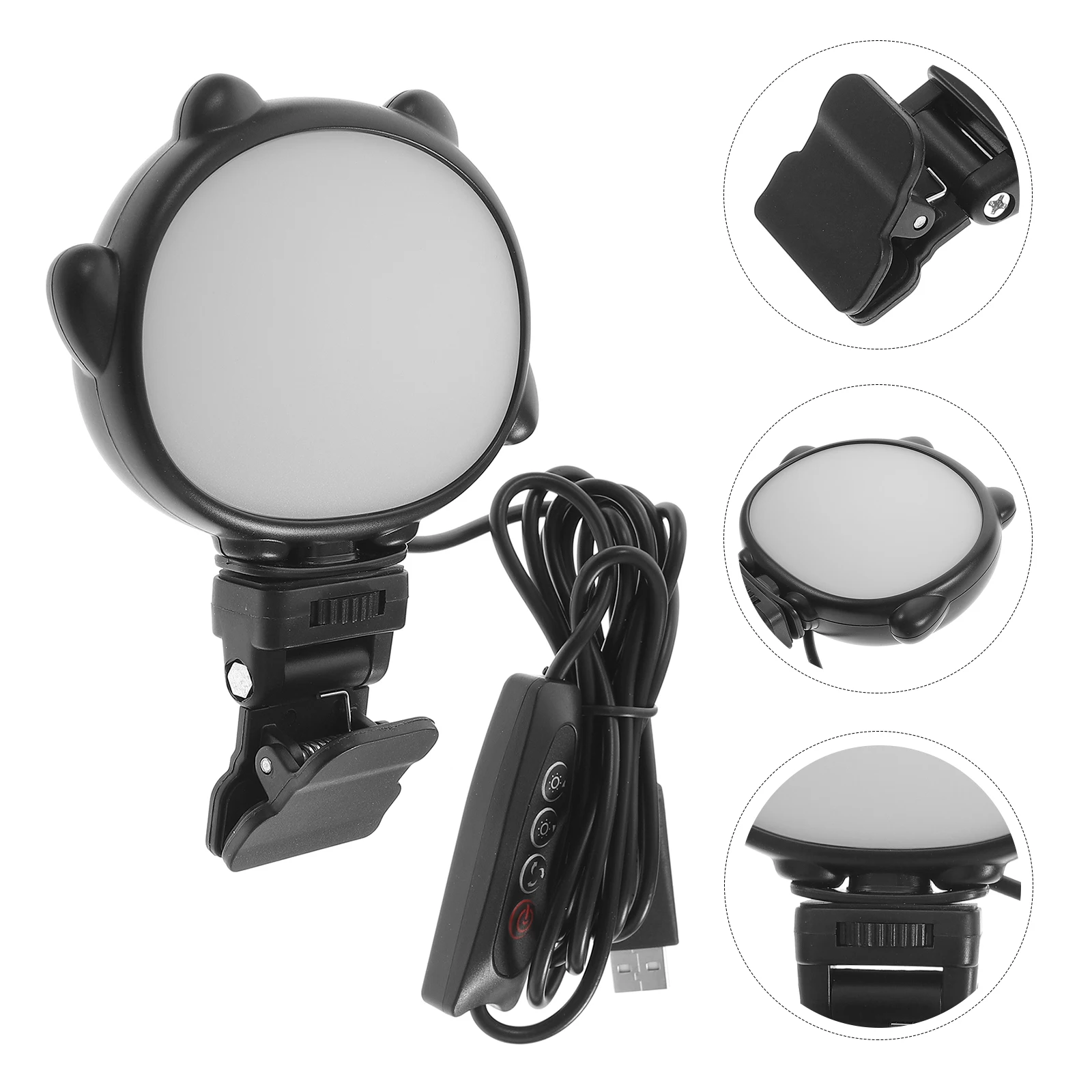 

Adjustable Led Usb Clip On For Laptop Video Conference Camera Light For Computer Live Streaming Photography Selfie Light