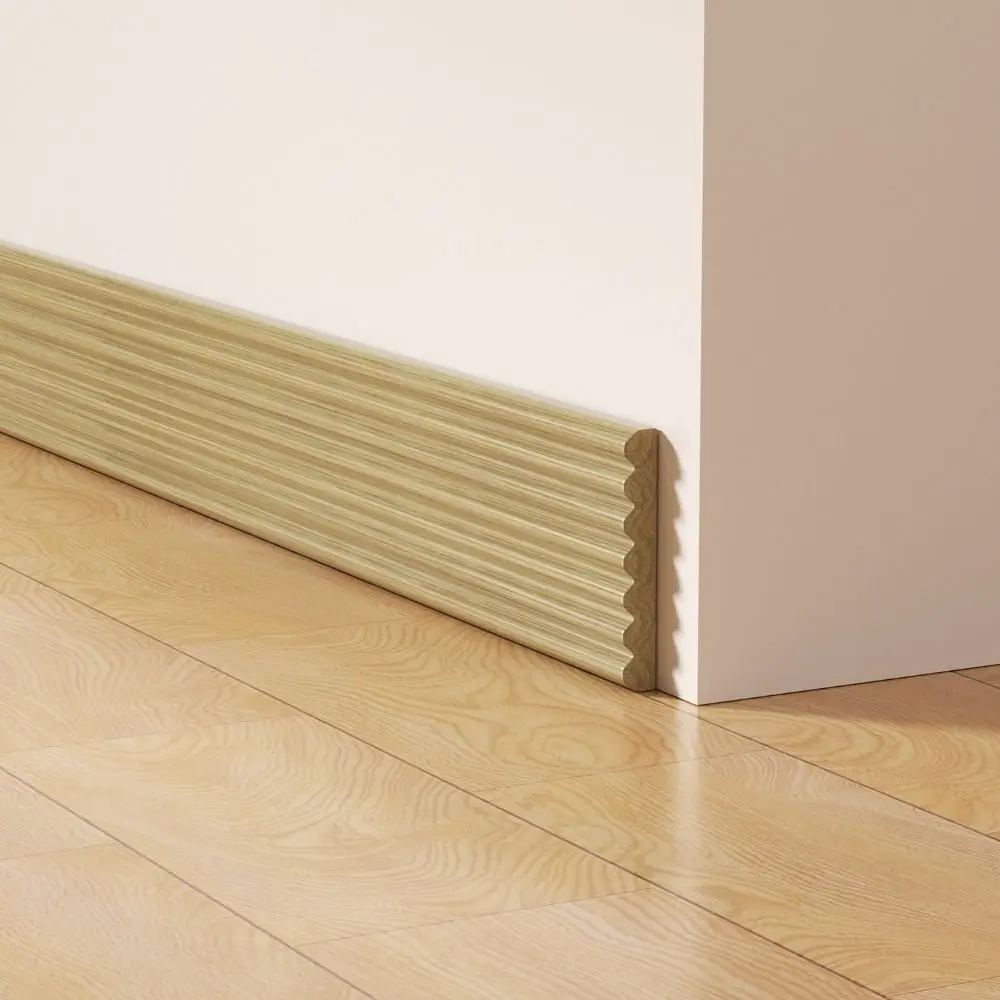 High Quality Thickened Wall Baseboard Anti-collision Soft Skirting Line Self Adhesive 3D Corner Line Home
