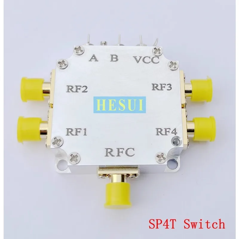 SP4T all four RF electronic switches 1M-3GHz broadband width high isolation Low plug loss