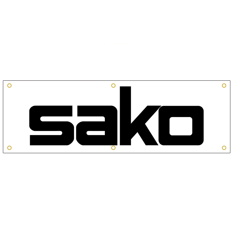 

130GSM 150D Material SAKO Gun Banner 1.5ft*5ft (45*150cm) Size for Home Flag Indoor Outdoor Decor