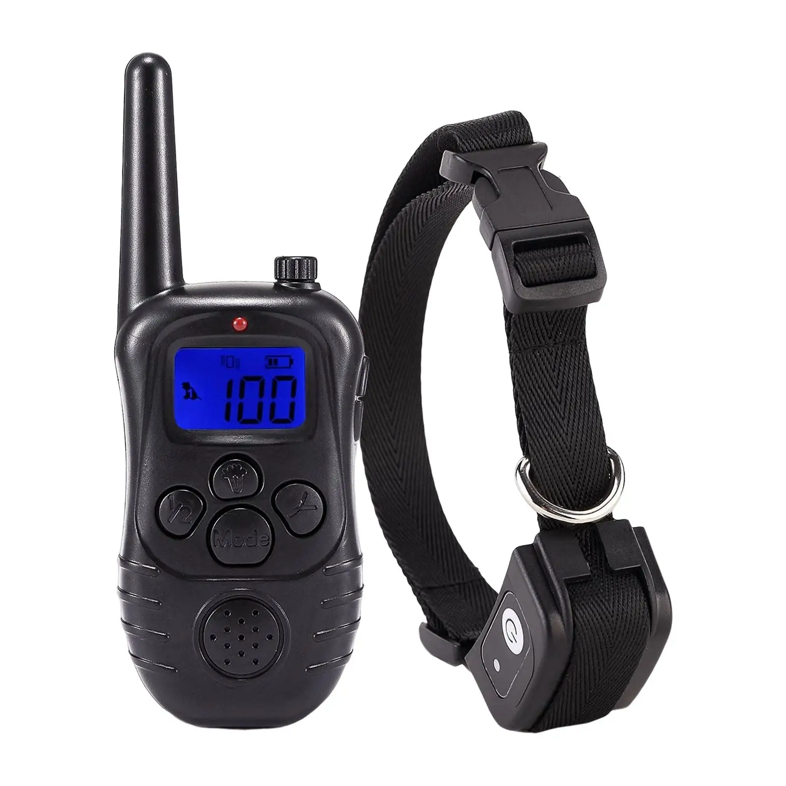 Dog Training Collar Remote Control Behavior Correct Waterproof LCD Display Dog Trainer Anti bark Collar Dog Collars Electric