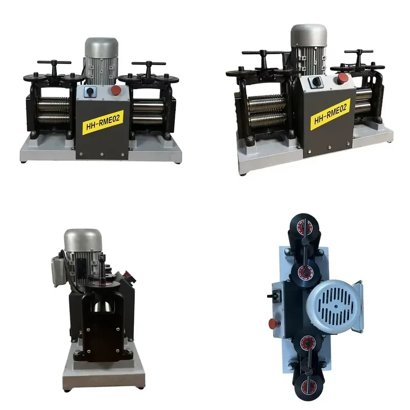 Brand For 110V 220V Hajet Wire Plate Metal Roller Laminator 2HP Double Head Electric Rolling Mill Machine